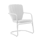 Crosley Furniture Patio Chairs And Chair Sets White Gloss Crosely Furniture - Ridgeland 2Pc Outdoor Metal Armchair Set Include Color- 2 Chairs - CO1031-XX