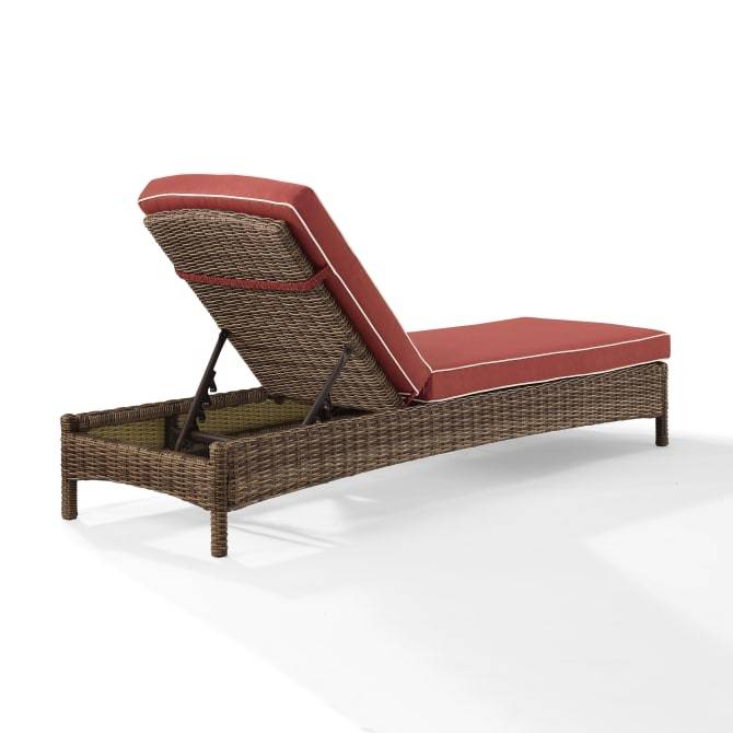 Crosley Furniture Patio Chaise Lounges Crosely Furniture - Bradenton Outdoor Wicker Chaise Lounge Include Color - KO70070XX-XX