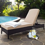 Crosley Furniture Patio Chaise Lounges Crosely Furniture - Palm Harbor Outdoor Wicker Chaise Lounge Include Color/Brown - KO70093BR-XX