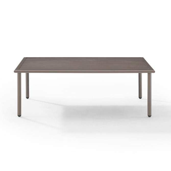 Crosley Furniture Patio Coffee Tables Crosely Furniture - Cali Bay Outdoor Metal Coffee Table Light Brown - CO6234-LB - Light Brown