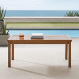 Crosley Furniture Patio Coffee Tables Crosely Furniture - Ridley Outdoor Metal Coffee Table Brown - CO6243-BR - Brown