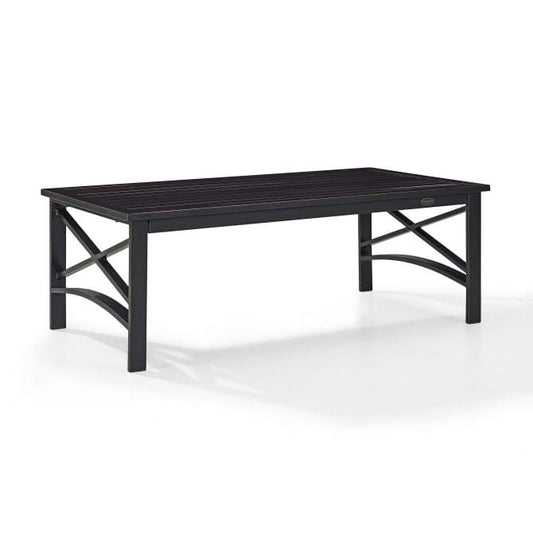 Crosley Furniture Patio Coffee Tables Oil Rubbed Bronze Crosely Furniture - Kaplan Outdoor Metal Coffee Table Include Color - CO6207-XX