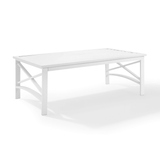Crosley Furniture Patio Coffee Tables White Crosely Furniture - Kaplan Outdoor Metal Coffee Table Include Color - CO6207-XX