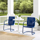 Crosley Furniture Patio Dining Sets Crosely Furniture - Bates 3Pc Outdoor Metal Bistro Set - Include Color - Bistro Table & 2 Armchairs - KO10009XX