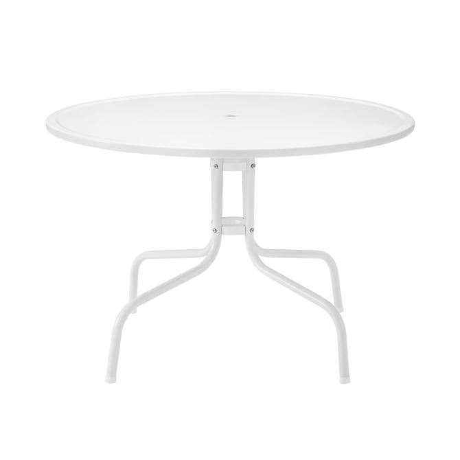 Crosley Furniture Patio Dining Tables Crosely Furniture - Griffith 39" Outdoor Metal Dining Table White Satin - CO1012A-WH - White Satin