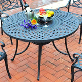 Crosley Furniture Patio Dining Tables Crosely Furniture - Sedona 46" Dining Table Black - CO600148-BK - Black