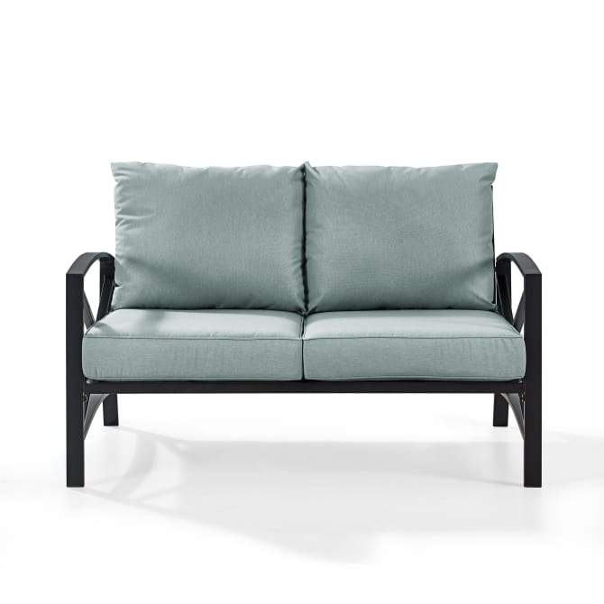 Crosley Furniture Patio Loveseats Crosely Furniture - Kaplan Outdoor Metal Loveseat Include Color/Oil Rubbed Bronze - KO60008BZ-XX