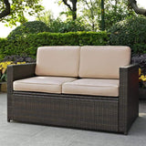 Crosley Furniture Patio Loveseats Crosely Furniture - Palm Harbor Outdoor Wicker Loveseat Include Color/Brown - KO70092BR-XX