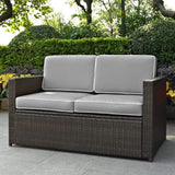 Crosley Furniture Patio Loveseats Gray Crosely Furniture - Palm Harbor Outdoor Wicker Loveseat Include Color/Brown - KO70092BR-XX