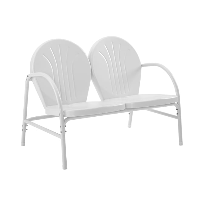 Crosley Furniture Patio Loveseats White Gloss Crosely Furniture - Griffith Outdoor Metal Loveseat - Include Color - CO1002A-XX