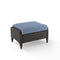 Crosley Furniture Patio Ottomans Blue Crosely Furniture - Kiawah Outdoor Wicker Ottoman Include Color/Brown - KO70067BR-XX