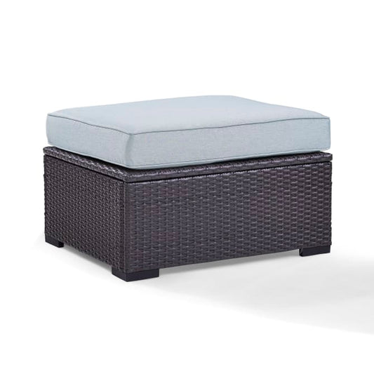 Crosley Furniture Patio Ottomans Crosely Furniture - Biscayne Outdoor Wicker Ottoman Include Color/Brown - KO70127BR-XX