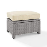 Crosley Furniture Patio Ottomans Sand Crosely Furniture - Bradenton Outdoor Wicker Ottoman Include Color/Gray - KO70014GY-XX