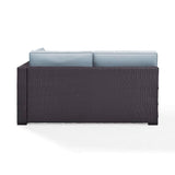 Crosley Furniture Patio Sectionals Crosely Furniture - Biscayne Outdoor Wicker Sectional Loveseat Include Color/Brown - KO70129BR-XX