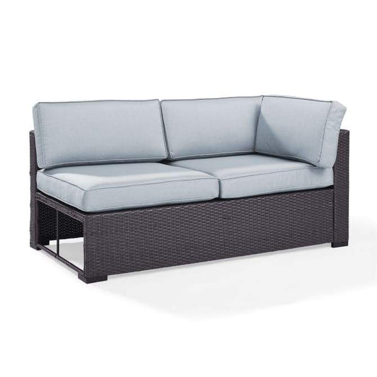 Crosley Furniture Patio Sectionals Crosely Furniture - Biscayne Outdoor Wicker Sectional Loveseat Include Color/Brown - KO70129BR-XX