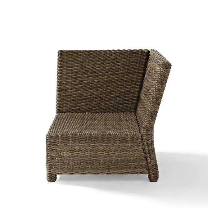 Crosley Furniture Patio Sectionals Crosely Furniture - Bradenton Outdoor Wicker Sectional Corner Chair Include Color - KO70018XX-XX