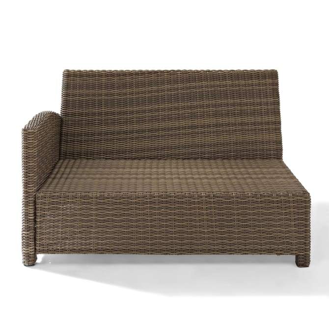 Crosley Furniture Patio Sectionals Crosely Furniture - Bradenton Outdoor Wicker Sectional Left Side Loveseat Include Color - KO70016XX-XX