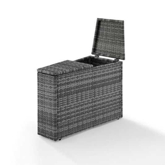 Crosley Furniture Patio Sectionals Crosely Furniture - Catalina Outdoor Wicker Arm Table Brown/Gray- CO7210-XX