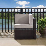 Crosley Furniture Patio Sectionals Crosely Furniture - Palm Harbor Outdoor Wicker Corner Chair Include Color/Brown - KO70089BR-XX