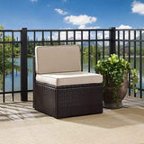 Crosley Furniture Patio Sectionals Sand Crosely Furniture - Palm Harbor Outdoor Wicker Center Chair Include Color/Brown - KO70090BR-XX
