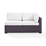 Crosley Furniture Patio Sectionals White Crosely Furniture - Biscayne Outdoor Wicker Sectional Loveseat Include Color/Brown - KO70129BR-XX