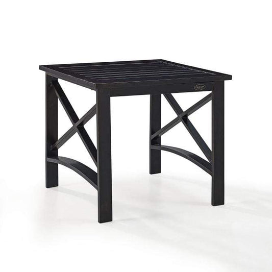 Crosley Furniture Patio Side Tables Oil Rubbed Bronze Crosely Furniture - Kaplan Outdoor Metal Side Table Include Color - CO6208-XX