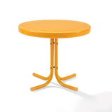 Crosley Furniture Patio Side Tables Tangerine Gloss Crosely Furniture - Griffith Outdoor Metal Side Table - Include Color - CO1011A-XX