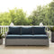Crosley Furniture Patio Sofas Crosely Furniture - Bradenton Outdoor Wicker Sofa Include Color/Gray - KO70049GY-XX