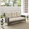 Crosley Furniture Patio Sofas Crosely Furniture - Rockport Outdoor Wicker High Back Sofa Oatmeal/Light Brown - KO70215LB-OL - Oatmeal