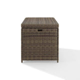 Crosley Furniture Patio Storage Crosely Furniture - Bradenton Outdoor Wicker Storage Bin Weathered Brown - CO7305-WB - Weathered Brown