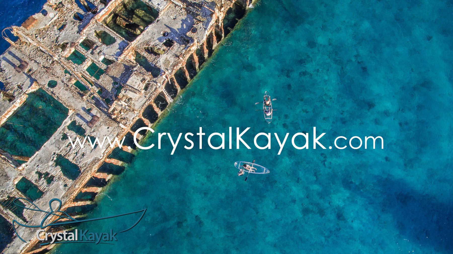 Crystal Kayaks Kayak Crystal Explorer Kayak - 11' 1" Clear Lexan™ Tandem Kayak