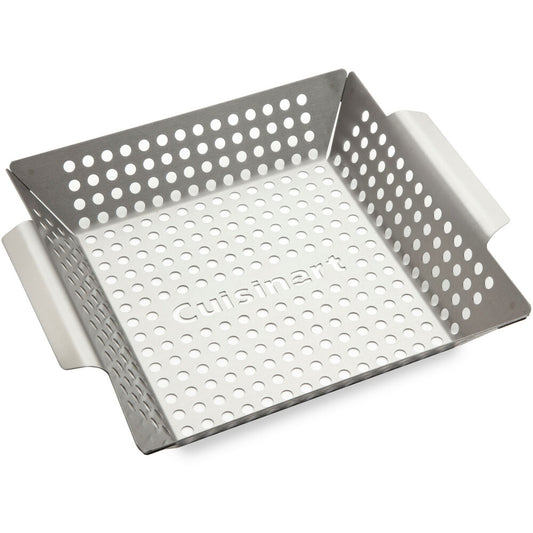 Cuisinart Grill - Stainless Steel 11" X 11" Wok, Perforated Grilling Surface - CSSW-428
