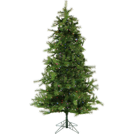Christmas Time -  6.5-Ft. Colorado Pine Artificial Christmas Tree with Multi-Color LED String Lighting and Holiday Soundtrack