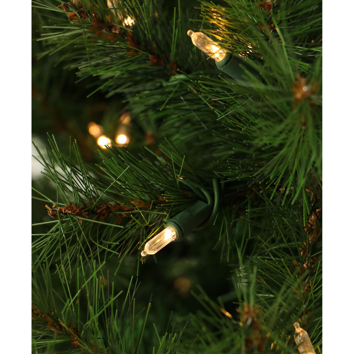 Christmas Time -  6.5-Ft. Colorado Pine Artificial Christmas Tree with Clear Smart String Lighting