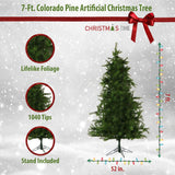 Christmas Time -  7-Ft. Colorado Pine Artificial Christmas Tree
