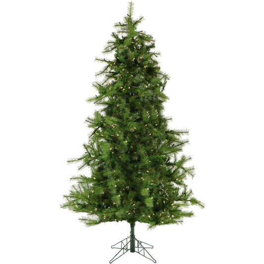Christmas Time -  7-Ft. Colorado Pine Artificial Christmas Tree with Clear Smart String Lighting