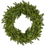 Christmas Time -  36-In. Greenland Artificial Holiday Wreath with Clear Battery-Operated LED String Lights for Indoor and Outdoor Displays