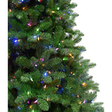 Christmas Time -  6.5-Ft. Norway Pine Artificial Christmas Tree with Multi-Color LED String Lighting and Holiday Soundtrack