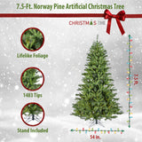 Christmas Time -  7.5-Ft. Norway Pine Artificial Christmas Tree