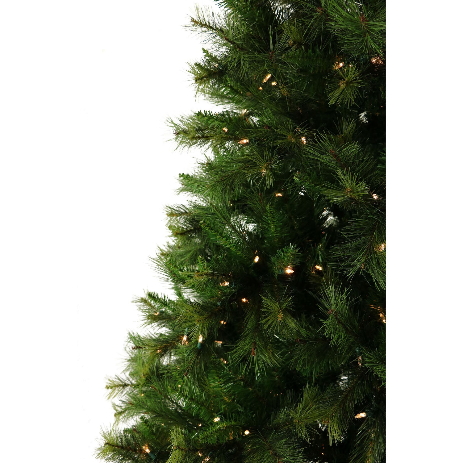 Christmas Time -  6.5-Ft. Pennsylvania Pine Artificial Christmas Tree with Clear LED String Lighting