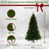 Christmas Time -  6.5-Ft. Pennsylvania Pine Artificial Christmas Tree