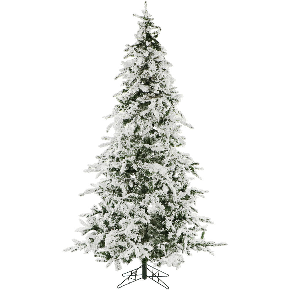 Christmas Time -  7.5-Ft. White Pine Snowy Artificial Christmas Tree