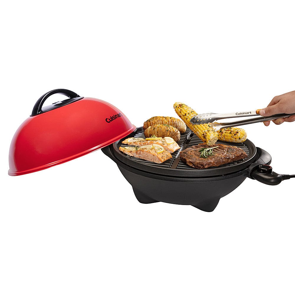 Cuisinart 2-In-1 Outdoor Electric Grill in Red/Black CEG-115 - The