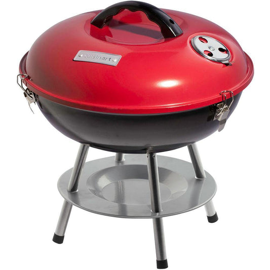 Cuisinart Charcoal Grill Cuisinart 14-In. Portable Charcoal Grill in Red/Black