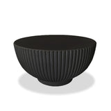 Harmonia Living - Current Round Coffee Table - Onyx | CUR-OX-CT-RND