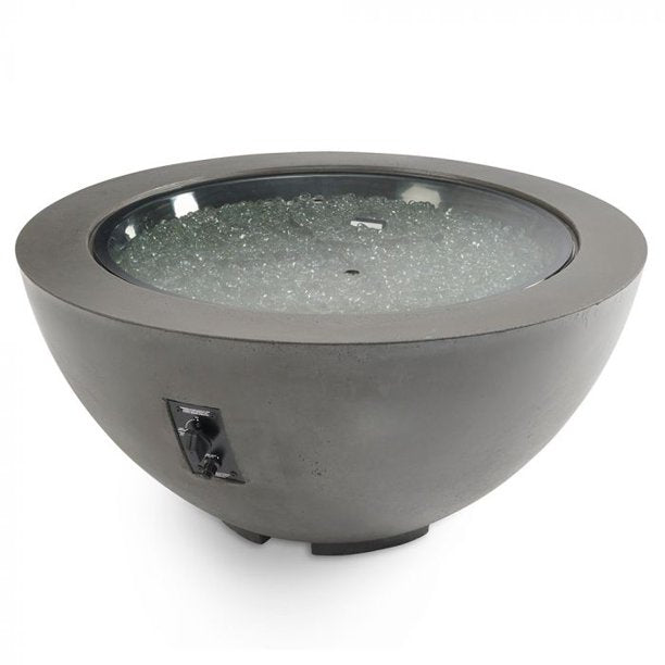 Outdoor Greatroom - Midnight Mist Cove 42" Round Gas Fire Pit Bowl - CV-30MM
