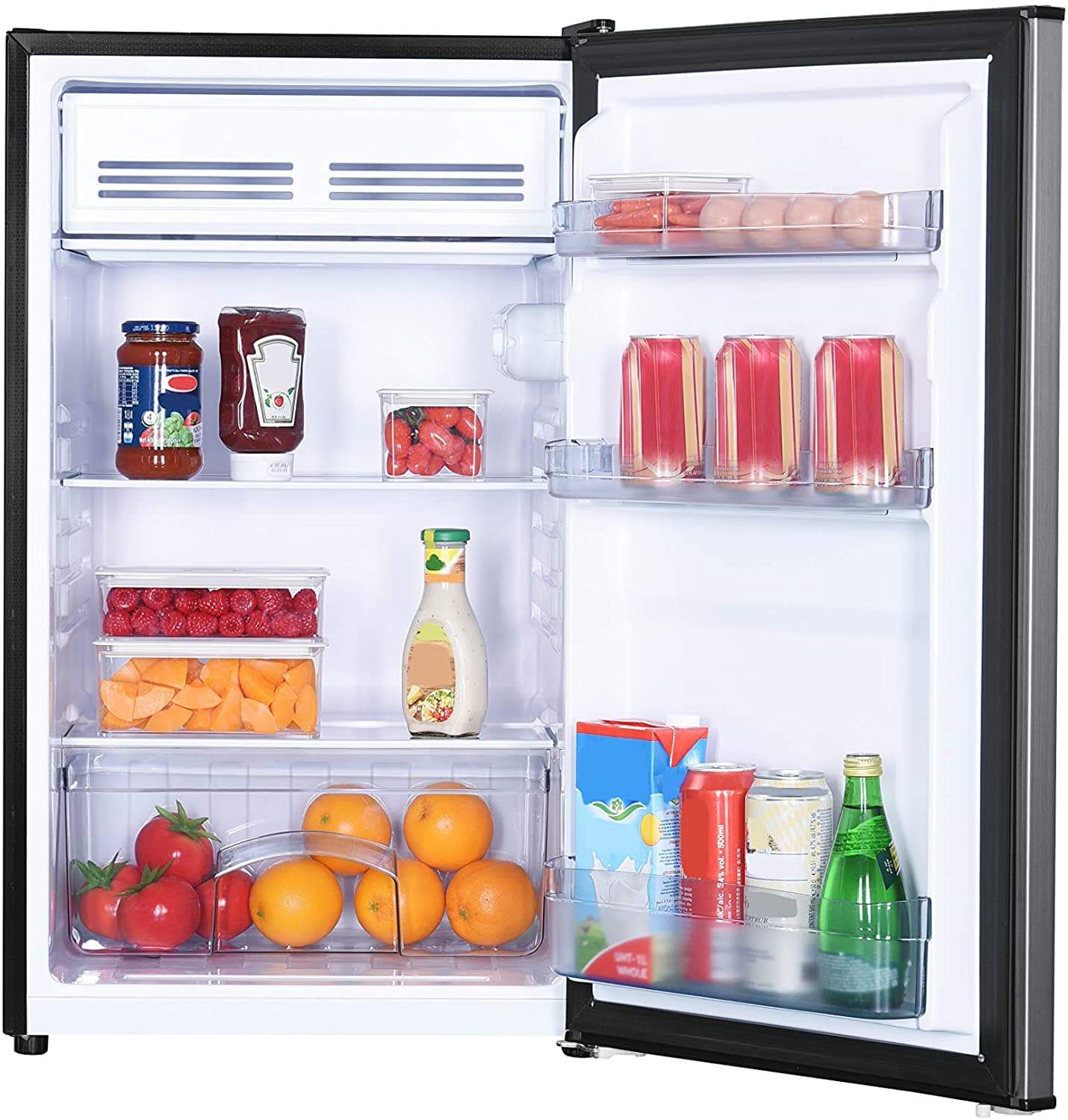 Danby Compact Danby - 4.4 CuFt. Refrigerator, Push Button Defrost, Full Width Freezer Section
