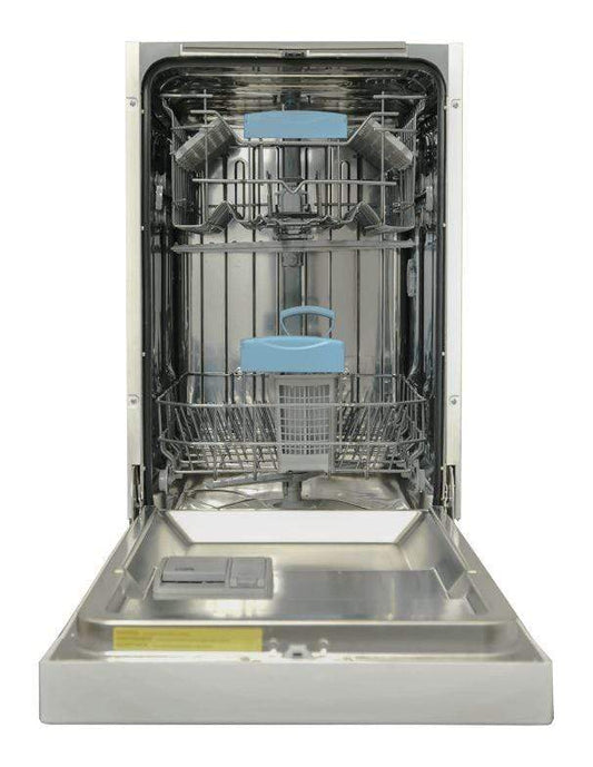 Danby Dishwasher Danby 18” Built-in Dishwasher with Front Controls (White)