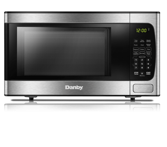 Danby Microwave Danby 0.9 cu ft. Stainless Steel Microwave with Convenience Cooking Controls