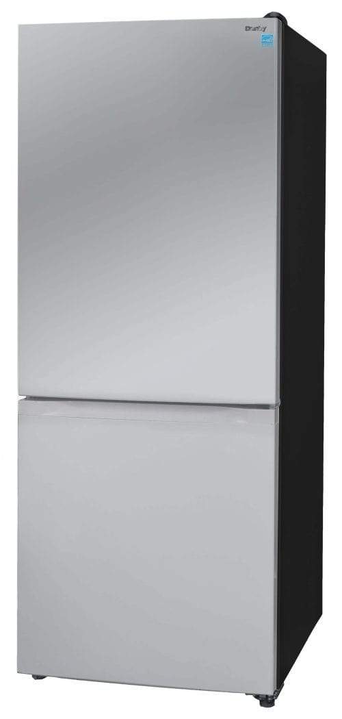 Danby Refrigerator-Freezer Gray Danby 10 cu ft Bottom Mount Refrigerator White/Gray